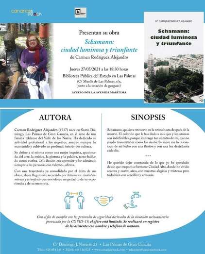 La presentación será el 27 de mayo, a las 18.30 horas, en la capital grancanaria / TA